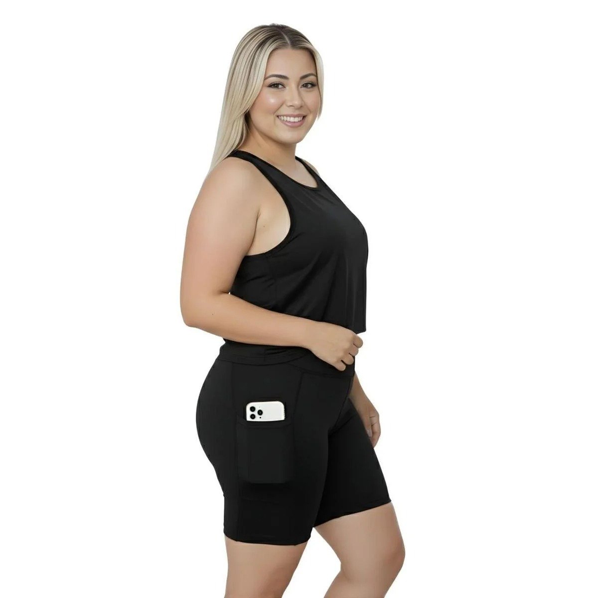 BERMUDA COM BOLSOS PLUS
