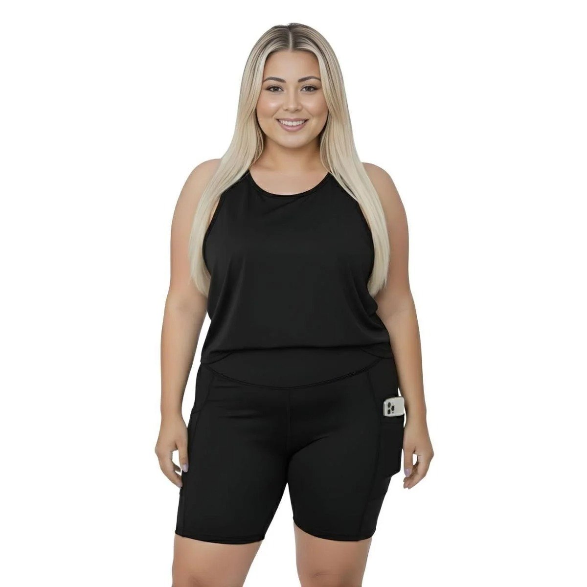 BERMUDA COM BOLSOS PLUS
