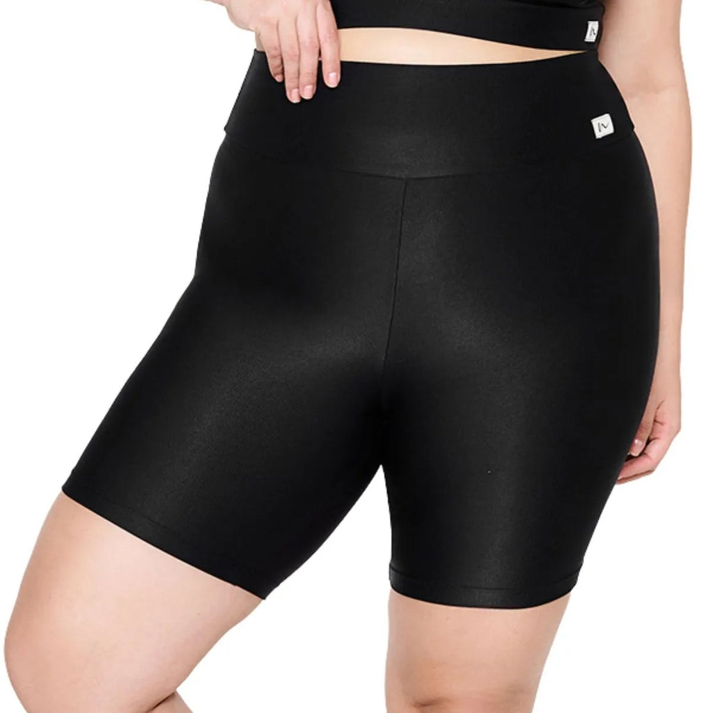 BERMUDA PLUS SIZE BIKER RIP LIR