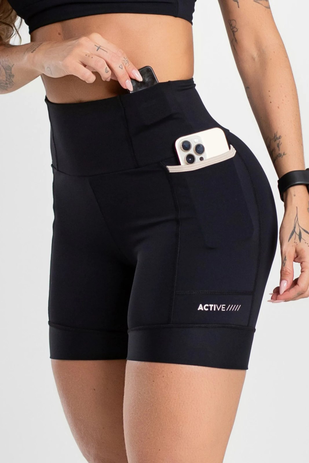 4426SHORT BLACK ADAPTIV - M PRETO