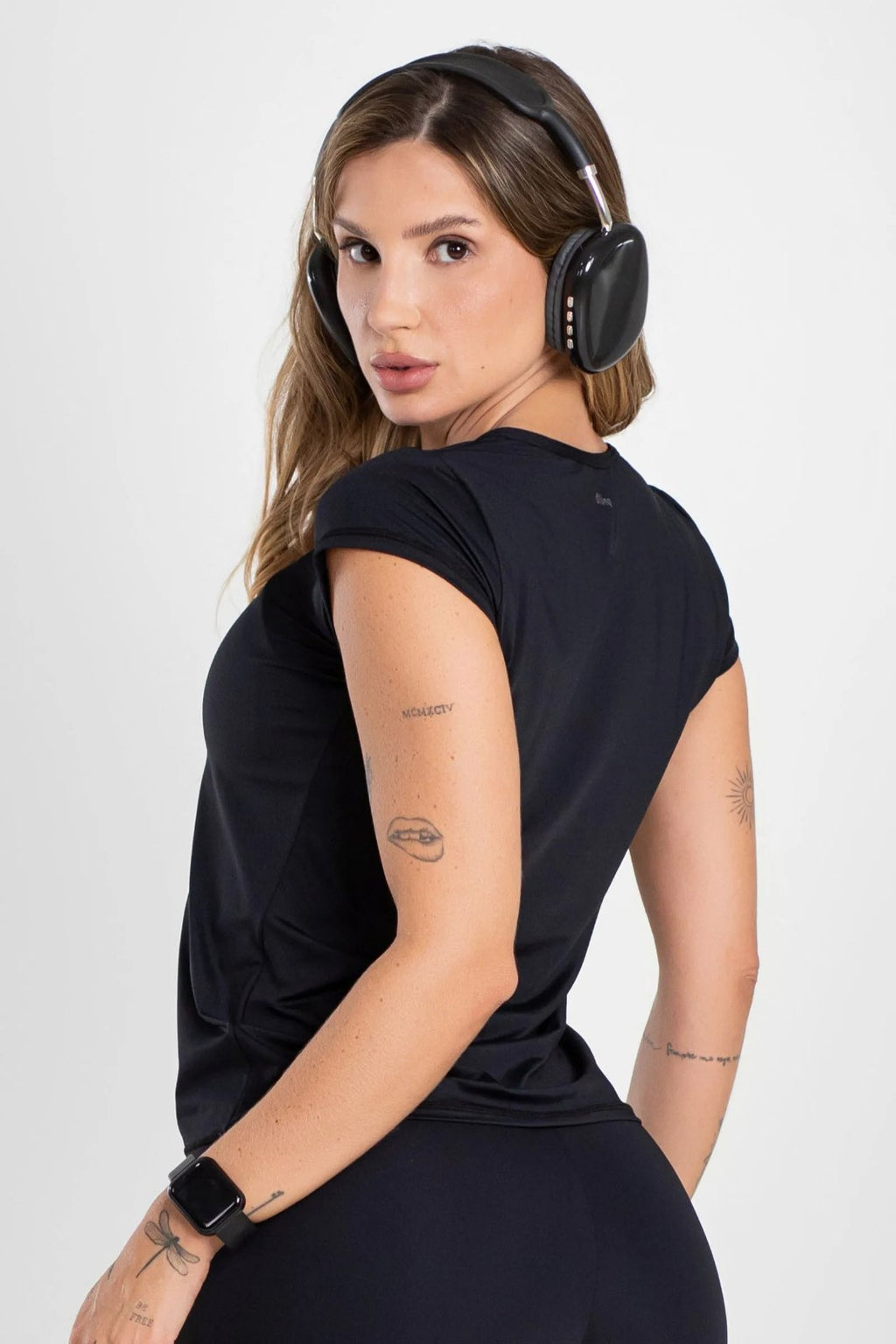 3900BLUSA DRY BASIC - P PRETO