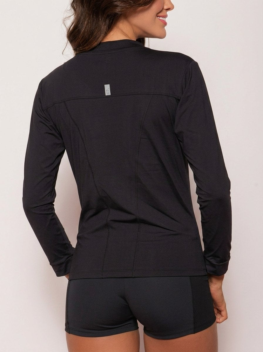 299680BLUSA MANGA LONGA RECORTES ANATOMICOS UV