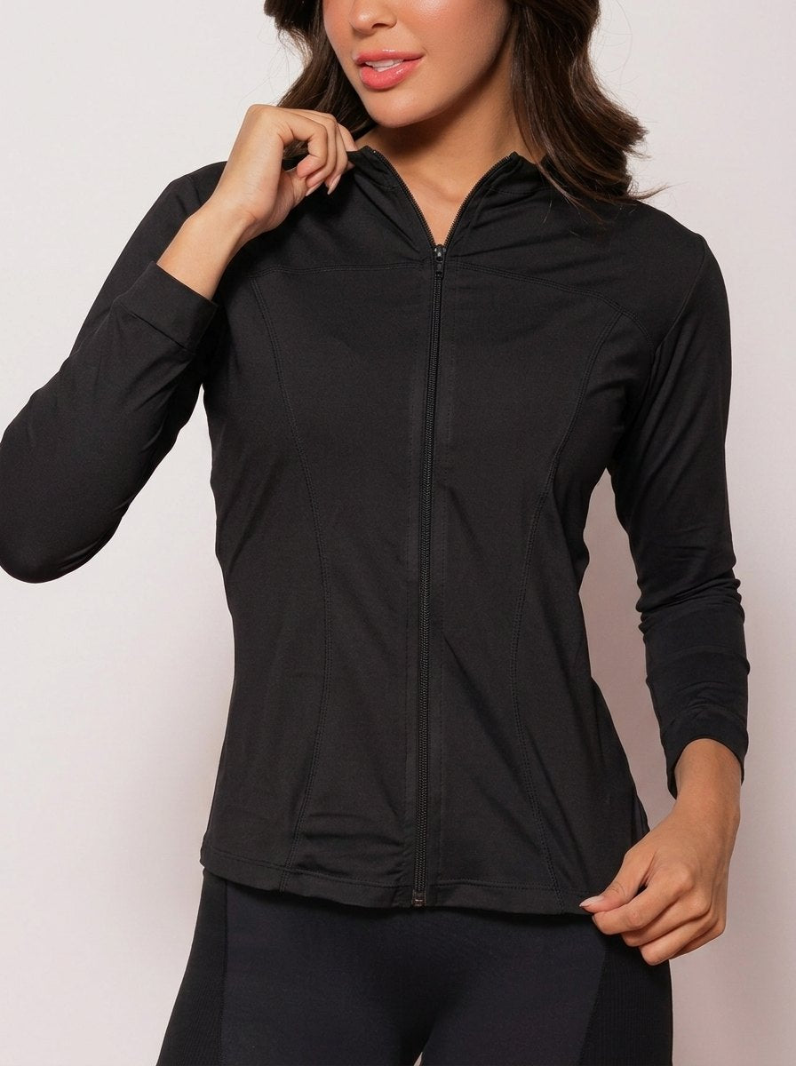 299680BLUSA MANGA LONGA RECORTES ANATOMICOS UV