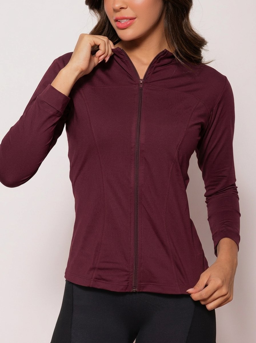 299680BLUSA MANGA LONGA RECORTES ANATOMICOS UV