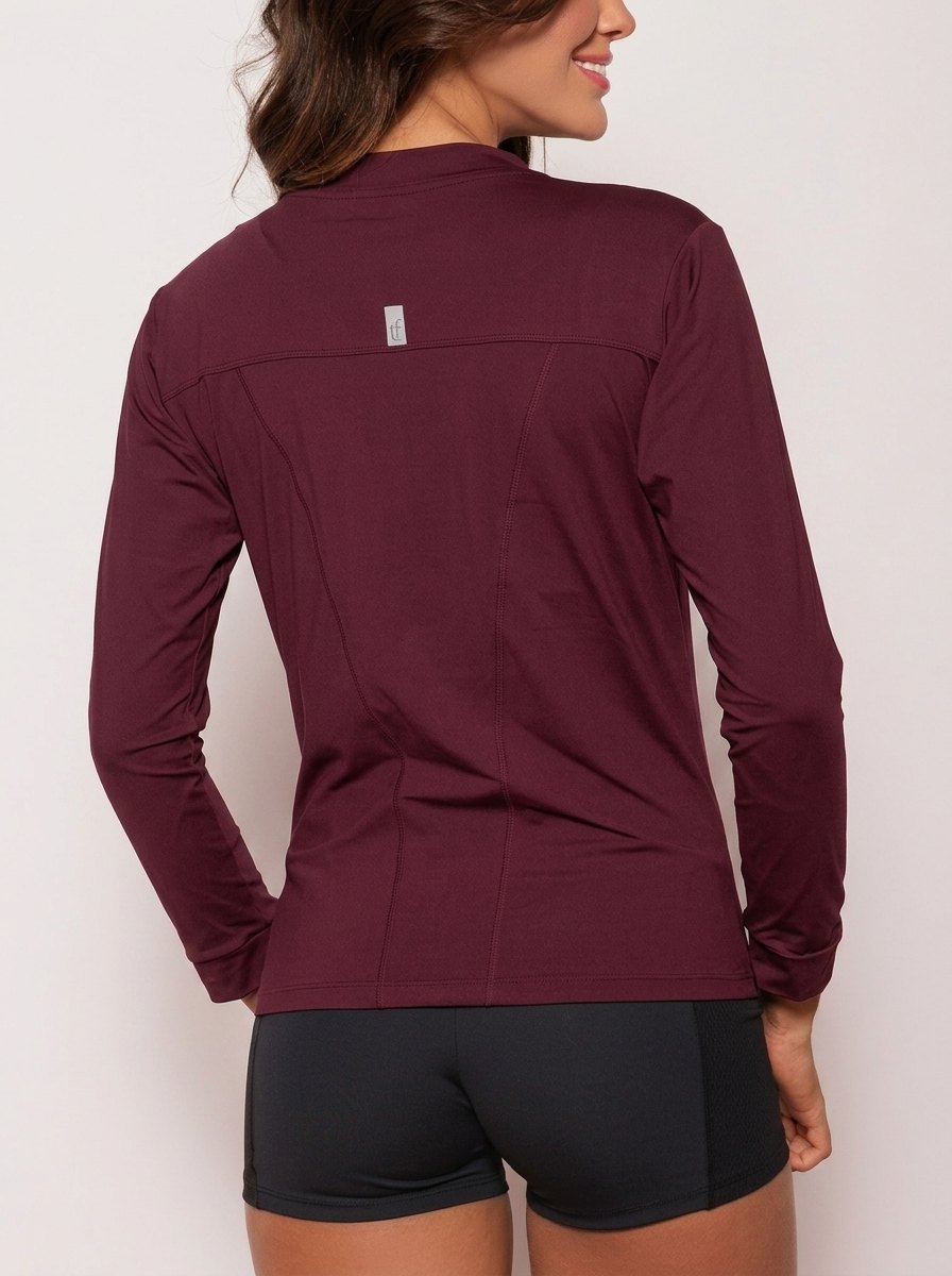299680BLUSA MANGA LONGA RECORTES ANATOMICOS UV