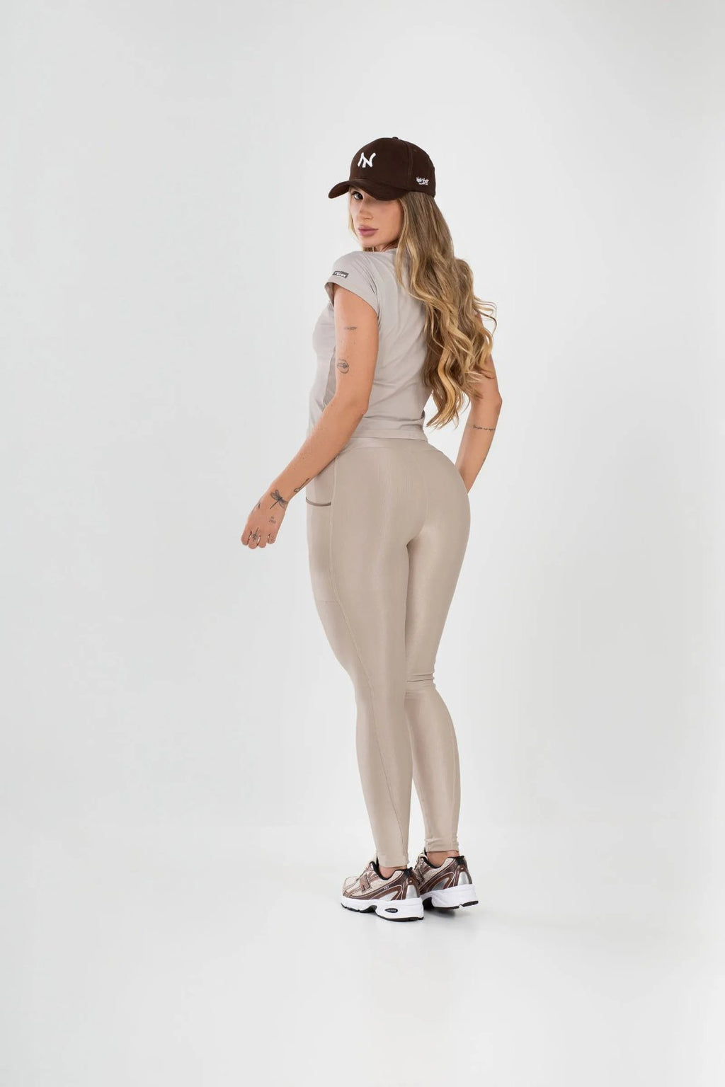 4379CROPPED SPORT-BODY - P CREAM